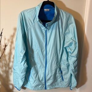 Danskin Now Women's Electric Blue Workout thin jacket